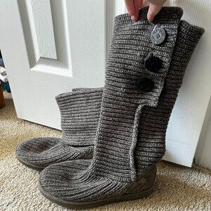 UGG Grey Sweater Boots